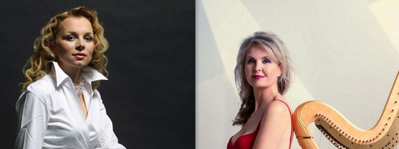 Kateřina ENGLICHOVÁ – harfa, Martina KOCIÁNOVÁ – mezzosoprán