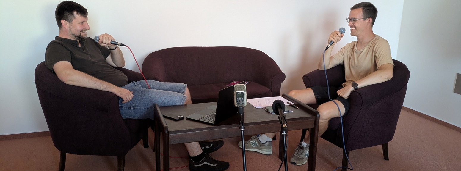 Divadelní 5 s ředitelem Beskydského divadla - zvětšit obrázek